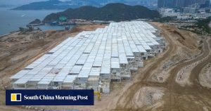 Тайфуните увреждат 20% от изолационните кабини на Covid в Хонконг